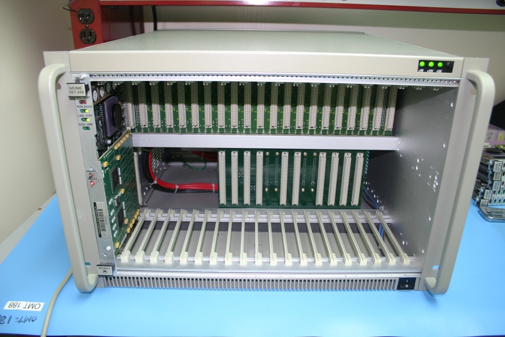 Schroff VME 21 Slot Chassis Schroff Backplane, power supply Chassis