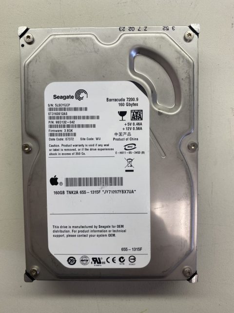 Seagate Seagate ST3160812AS 9BD132-042 FW:3.BQK Barracuda 7200 160gb 3. ...